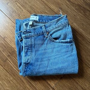 Abercrombie The Dad High Rise Jean in 'Medium'